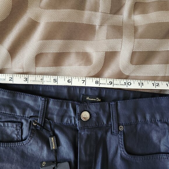 MASSIMO DUTTI SKINNY FIT BLACK THICK COTTON PANS NEW SIZE 4 - Picture 10 of 13